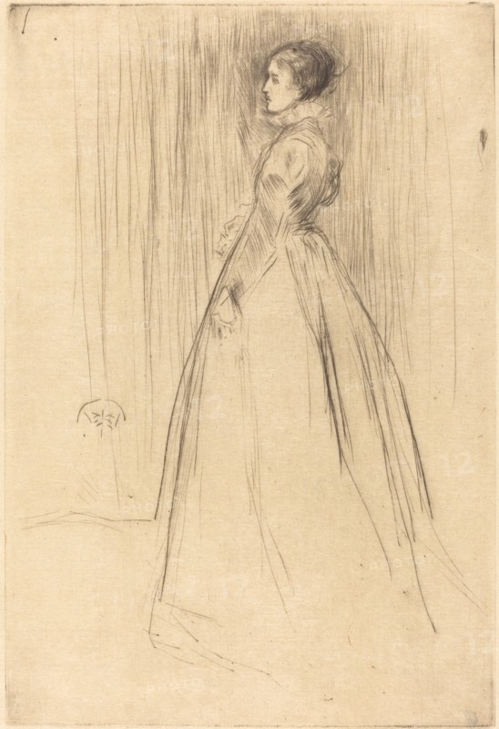 The Velvet Dress, 1873.