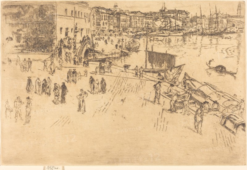 The Riva, No.I, 1879/1880. Creator: James Abbott McNeill Whistler.