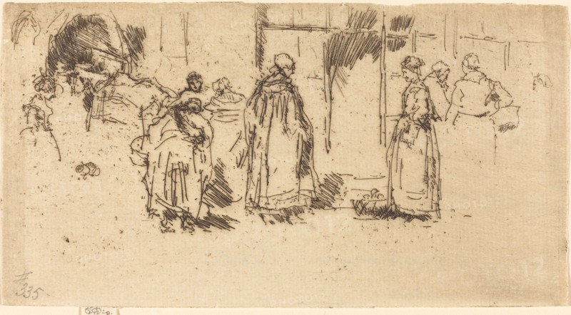 Poultry-Market, Loches, 1888.
