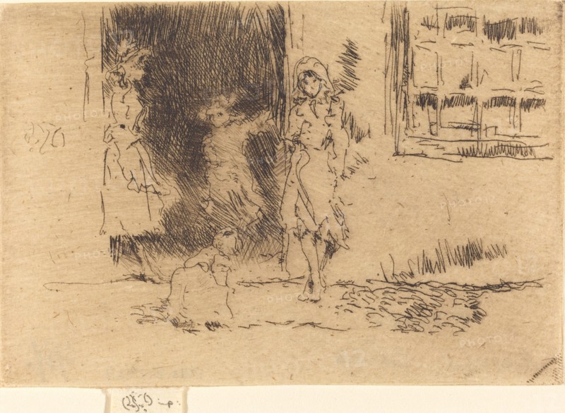 Cottage Door, c. 1884/1886.