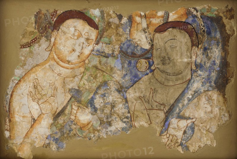 Two Monks Conversing, 4th-6th century.