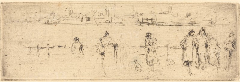 A Sketch on the Embankment, c. 1884/1886.