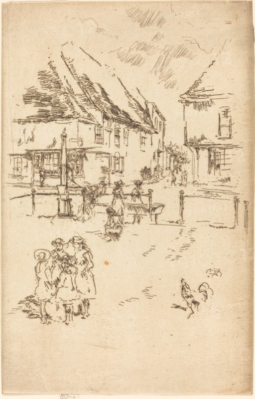 The Cock and the Pump, c. 1887.