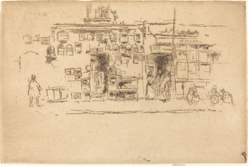 Bird-Cages Chelsea, c. 1886/1888.