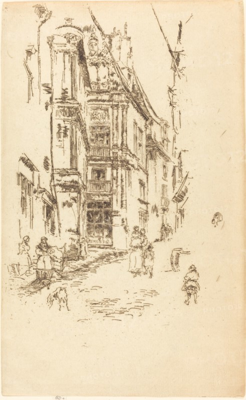Chancellerie, Loches, 1888.