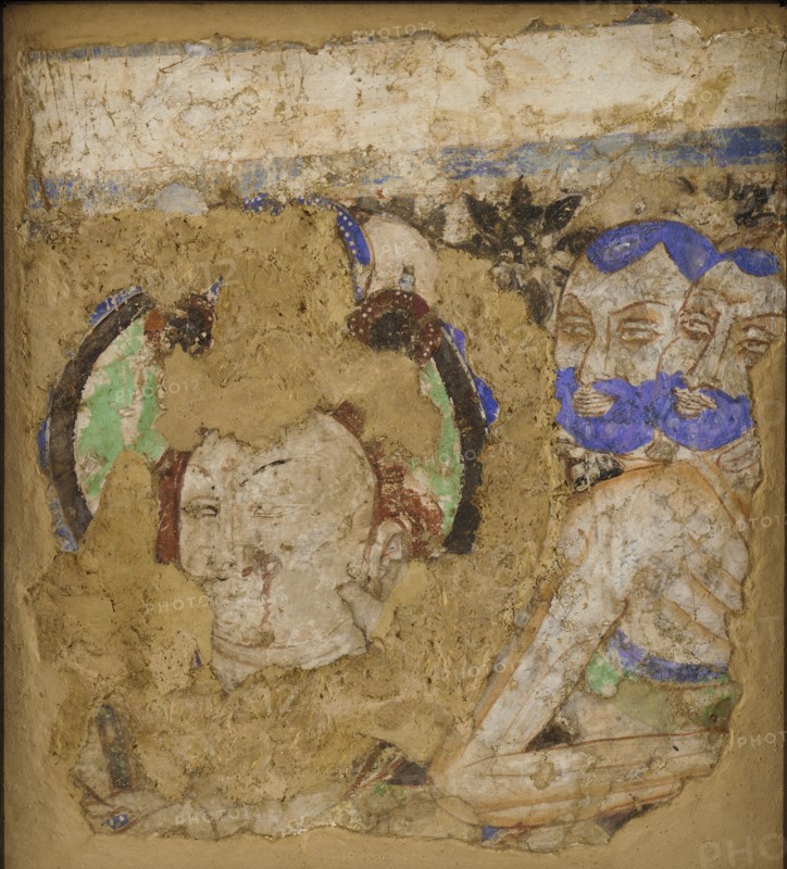 Bodhisattvas and Monks, from Cave 224, 4th-6th century.
