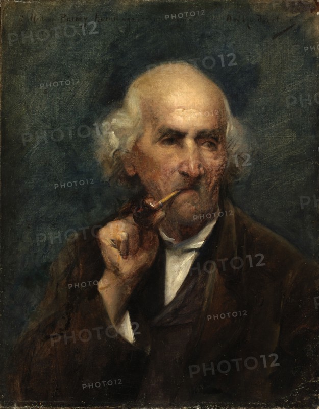 Old Man with Pipe.