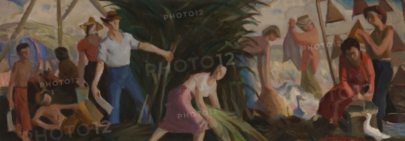 The Harvest (mural study, Abbeville, Louisiana Post Office), ca. 1938-1939.