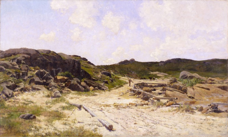 Lighthouse Beach, Annisquam, ca. 1887.