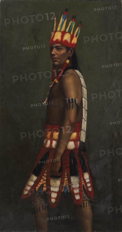 Jivaro Indian, ca. 1890-1892.
