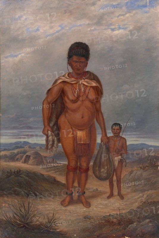 Hottentot Woman and Children, ca. 1893.