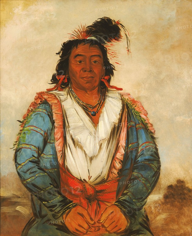 Hose-put-o-káw-gee, a Brave, 1834.
