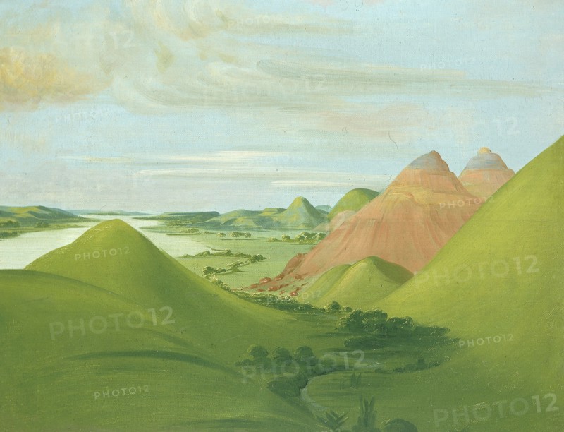 Iron Bluff, 1200 Miles above St. Louis, 1832.