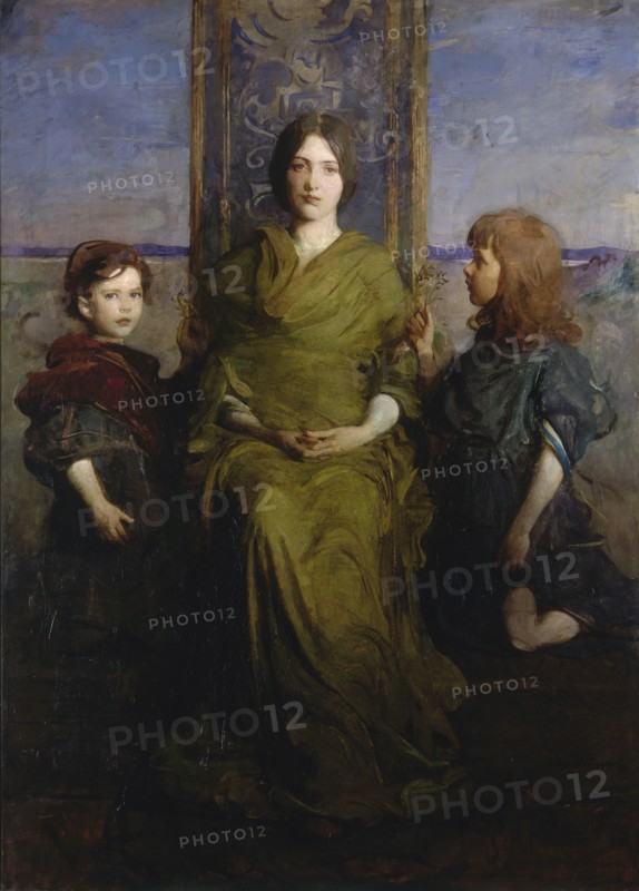 Virgin Enthroned, 1891.