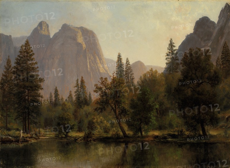 Cathedral Rocks, Yosemite Valley, ca. 1872.