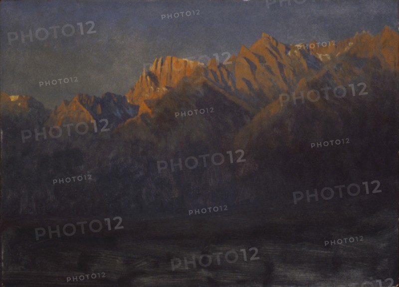 Sunrise in the Sierras, ca. 1872.