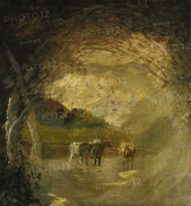 Landscape with Trees and Cattle, before 1897.