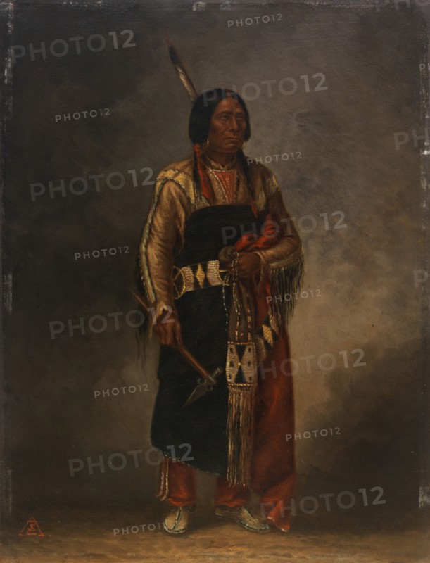 Mak-phe-ah-luta (Red Cloud), ca. 1887. Creator: Antonio Zeno Shindler.