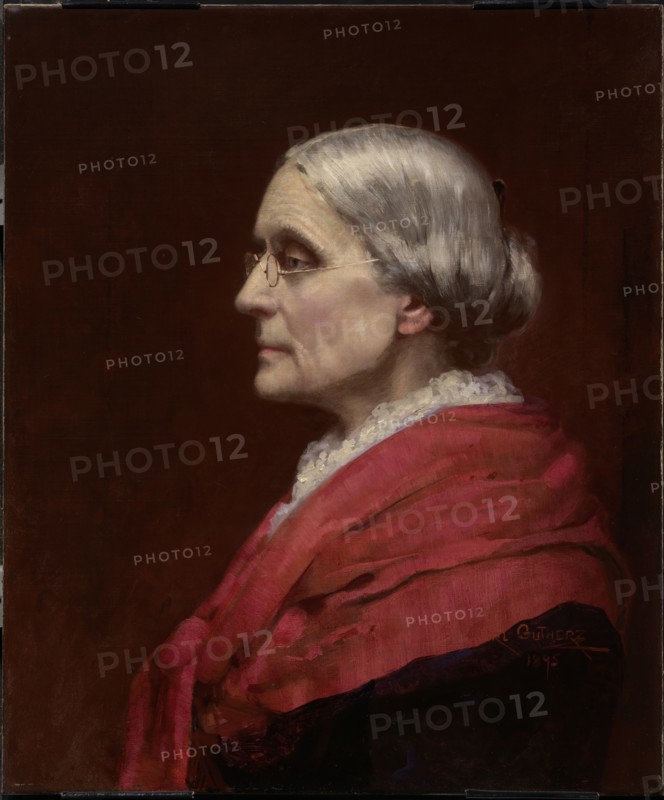 Susan Brownell Anthony, 1895.