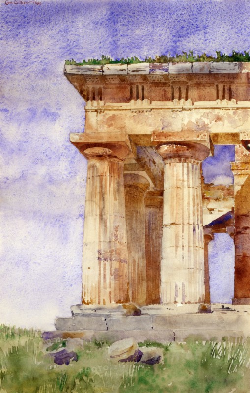 Temple of Neptune, Paestum, 1898.