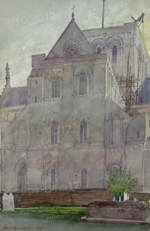 North Transept, Winchester Cathedral, England, 1910.
