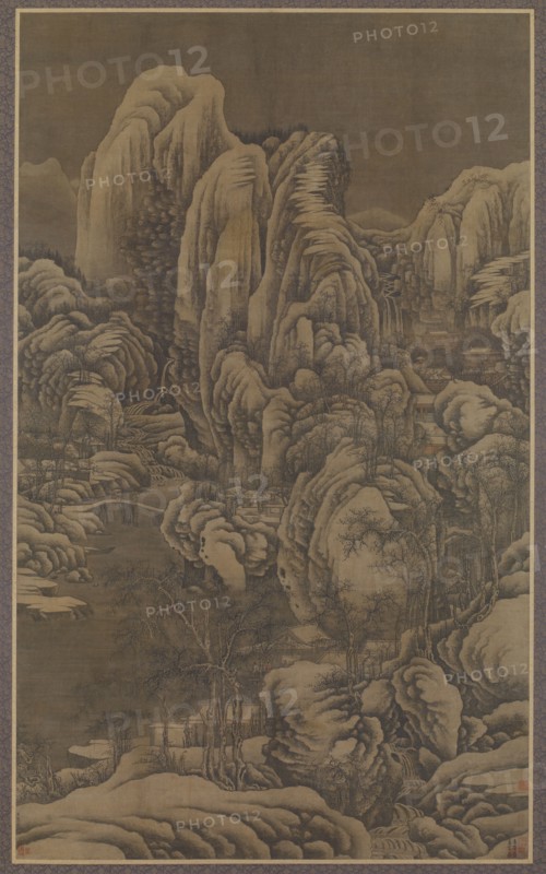 Mount Emei under Heavy Snow, 17th century. Formerly attributed to Guo Xi.