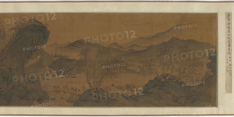 Trestle Roads in the Mountains of Shu, 17th-18th century. Formerly attributed to Guo Xi.