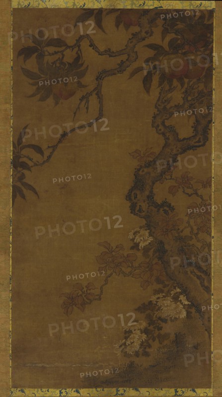 Peaches and Chrysanthemums, 1368-1644.