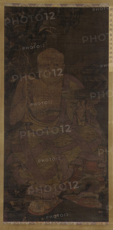Seated Luohan, (1345?).