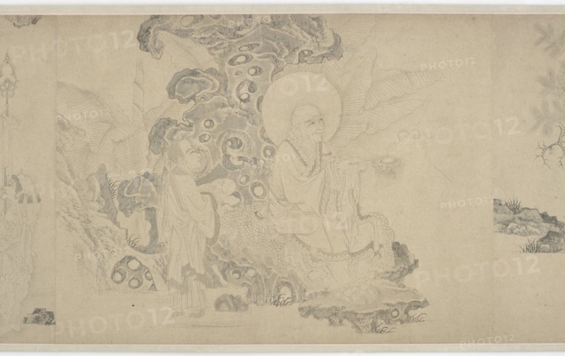 Sixteen Luohans, 16th century. Formerly attributed to Zhao Mengfu.