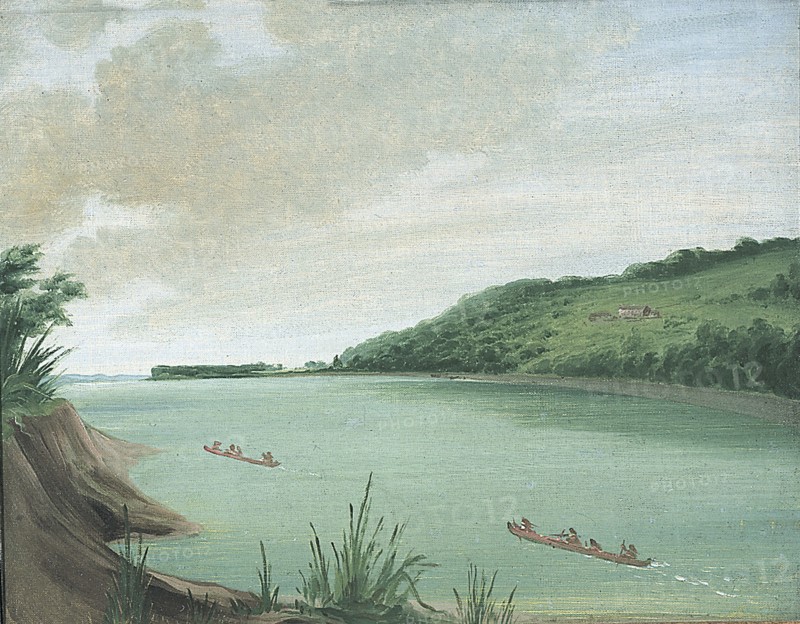 Belle Vue, Indian Agency of Major Dougherty, 870 Miles above St. Louis, 1832.