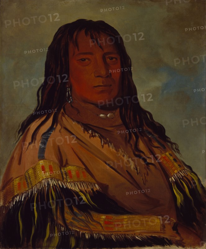 Chá-tee-wah-née-che, No Heart, Chief of the Wah-ne-watch-to-nee-nah Band, 1832.