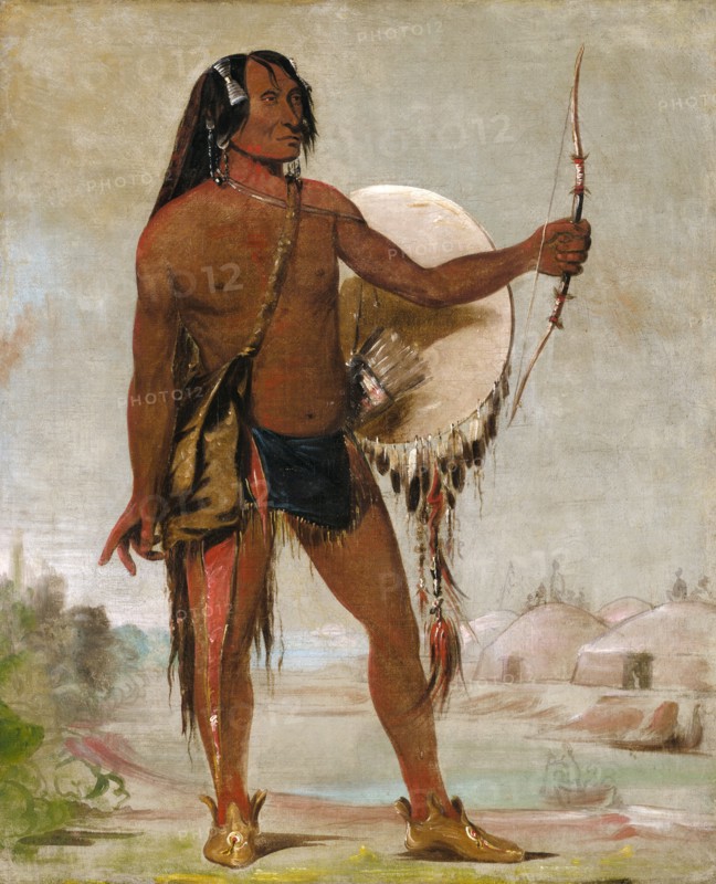 E'e-a-chín-che-a, Red Thunder, Son of Black Moccasin, 1832.
