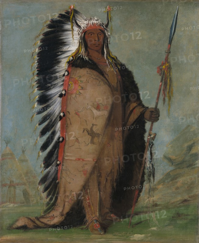 Ee-áh-sá-pa, Black Rock, a Two Kettle Chief, 1832.