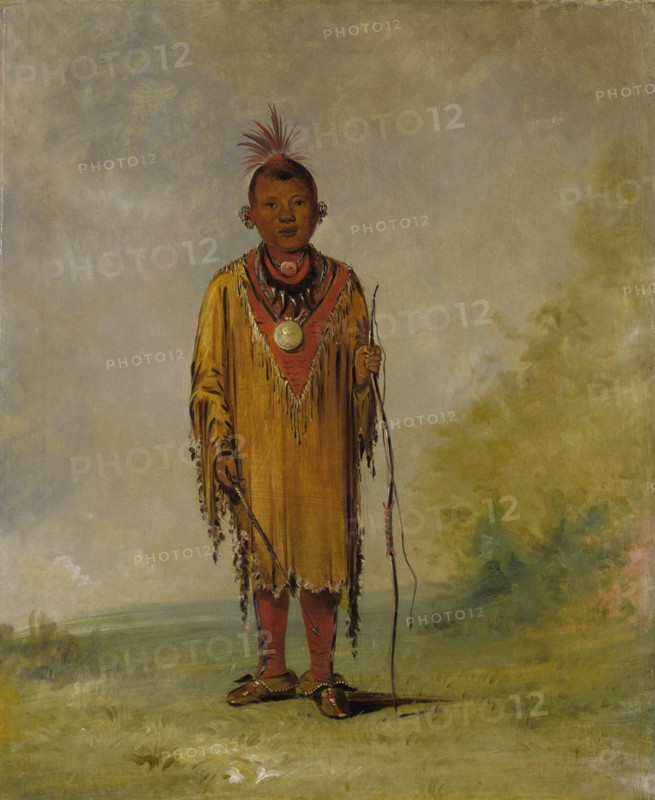 Me-sóu-wahk, Deer's Hair, Favorite Son of Kee-o-kúk, 1835.