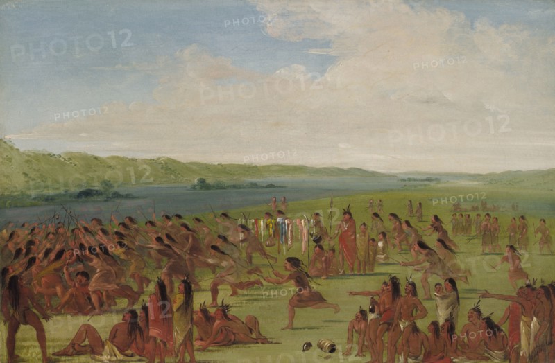 Ball-play of the Women, Prairie du Chien, 1835-1836.