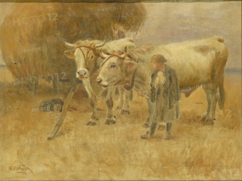 Sketch for The Harvesters, 1907.