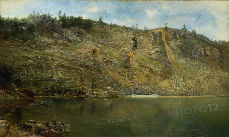 The Iron Mine, Port Henry, New York, ca. 1862.