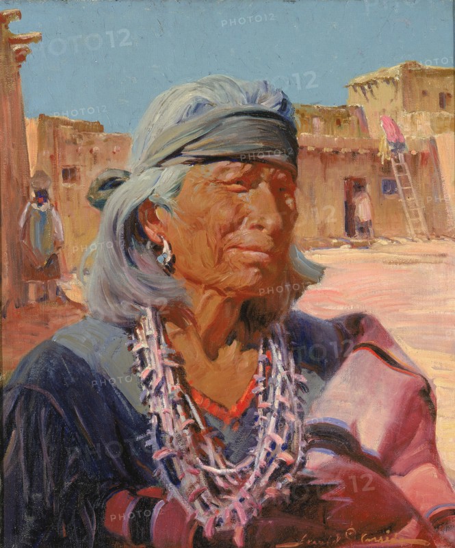 Old Man of Zuni, High Priest (Cacique), 1924.