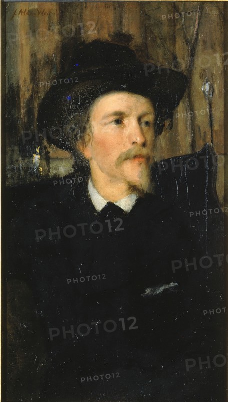 Portrait of Wyatt Eaton, ca. 1878.