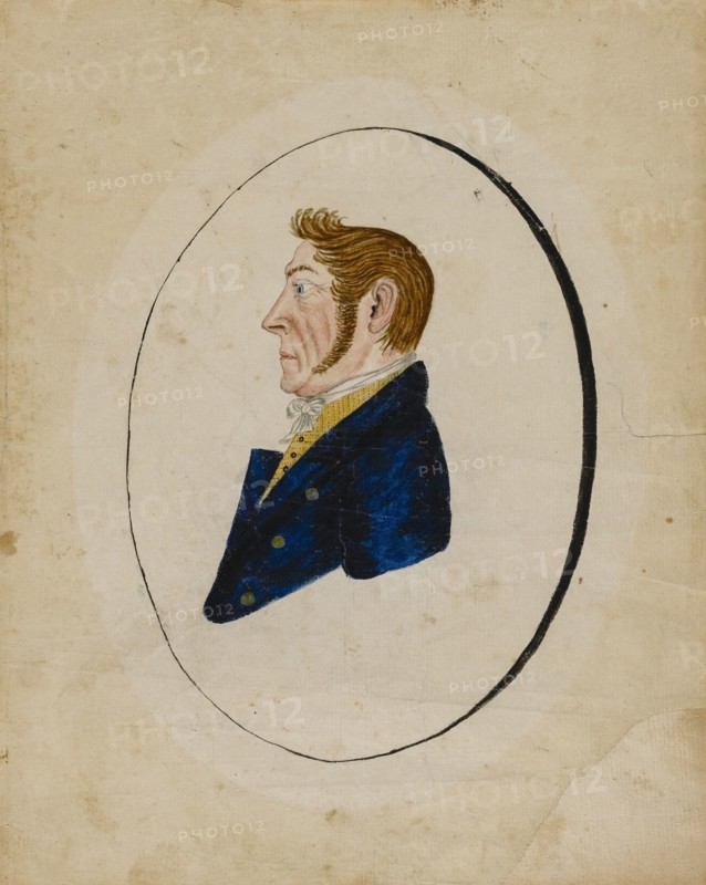 Portrait of Adam Musser, ca. 1822.