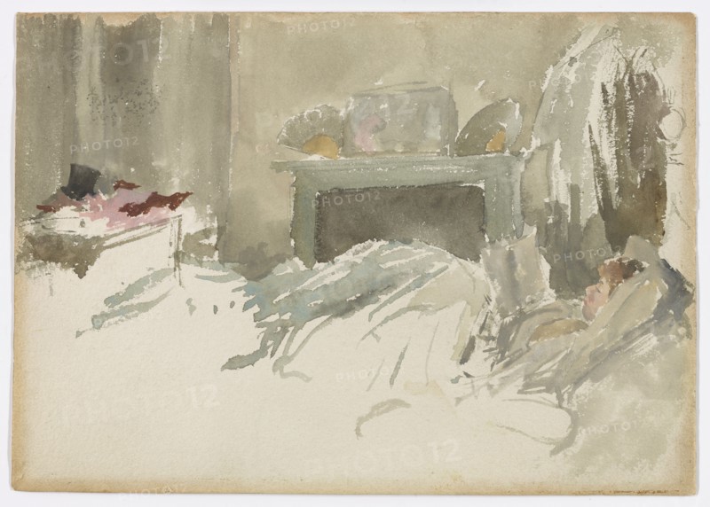 Resting in Bed, 1883-1884.
