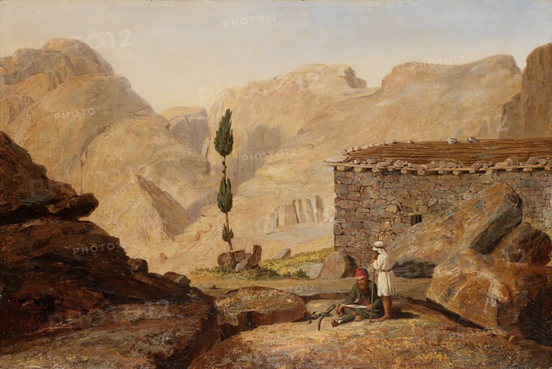 The Top of Mount Sinai with the Chapel of Elijah, after 1844.
