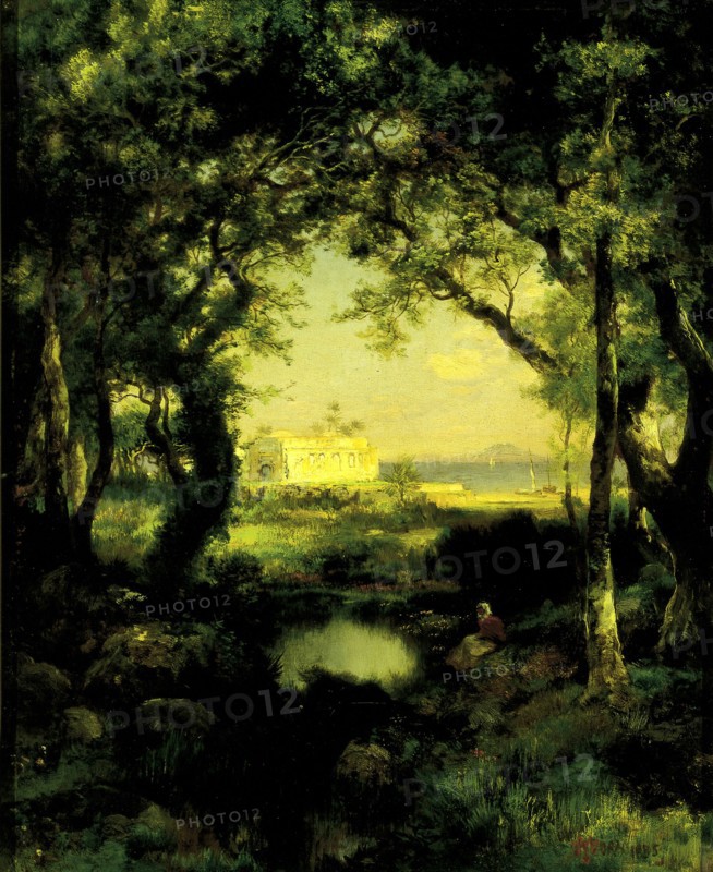 A Mexican Hacienda, Lake Cuitzeo, 1885.