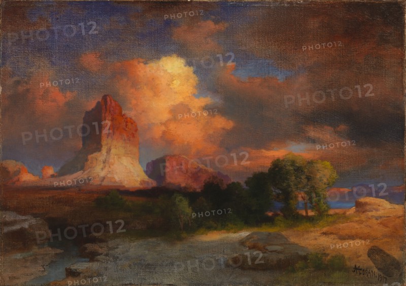 Sunset Cloud, Green River, Wyoming, 1917.