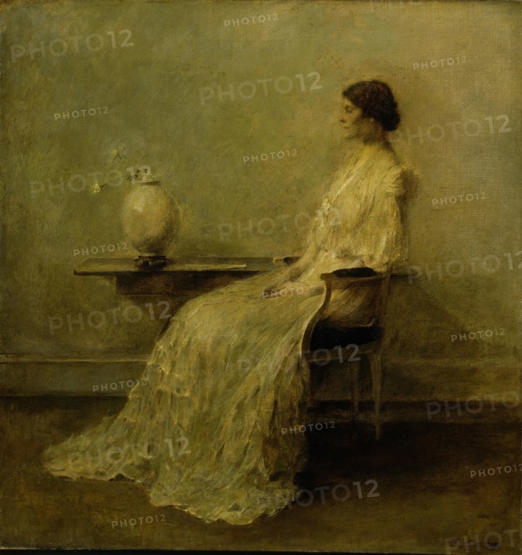 Lady in White (No. 2), ca. 1910.