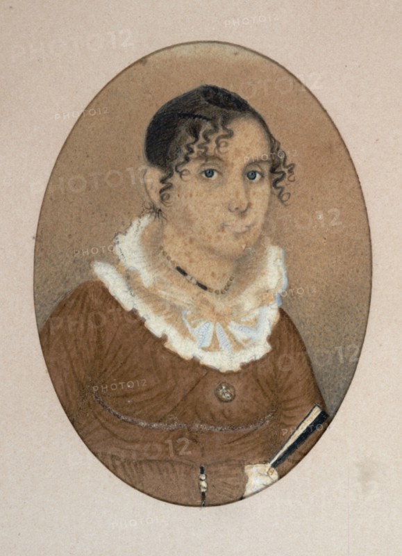 Comfort Cory Borden, Mother of Thomas Wix Borden, ca. 1820.