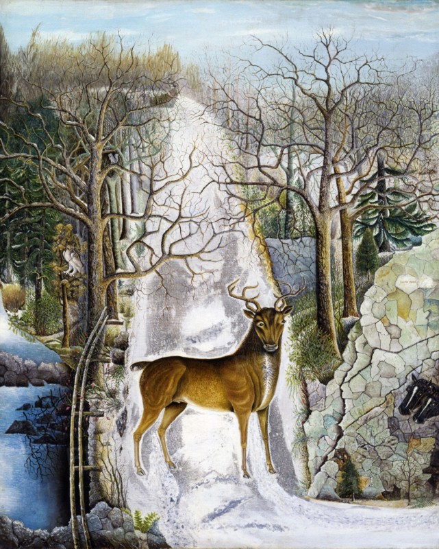 Stag at Echo Rock, late 19th century.