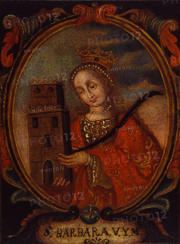 Santa Barbara, ca. 1680-1690.