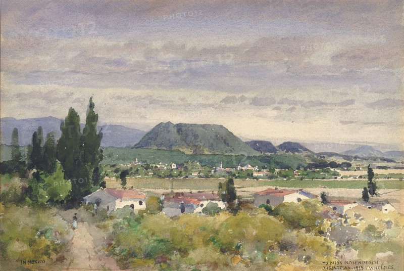 In Mexico, 1918.